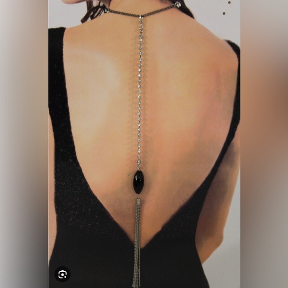 ✔️SOLD✔️copper tasseled pendant w/ brilliant huge moissanite stone - Picture 7 of 14